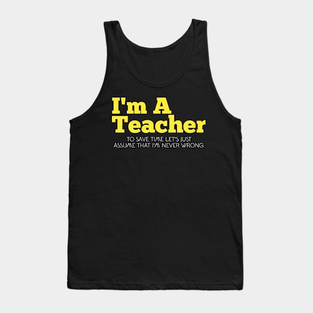 Teacher Tank Top by Bernesemountaindogstuff